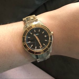 Tortoise Fossil watch